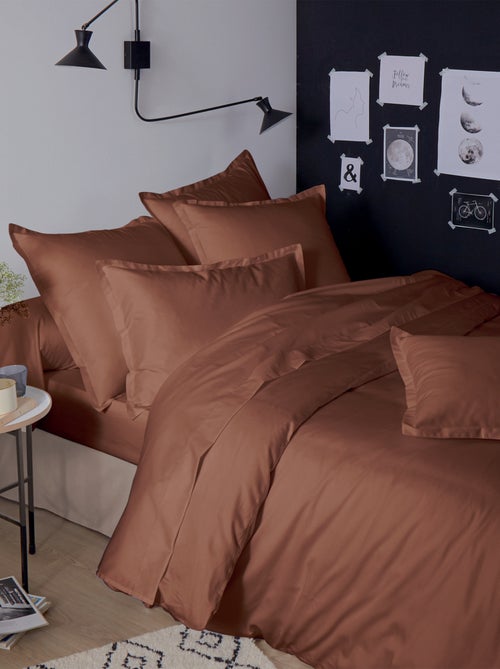 Lenzuolo in raso di cotone tinta unita - Kiabi