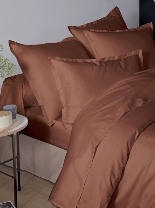Lenzuolo in raso di cotone tinta unita - Kiabi