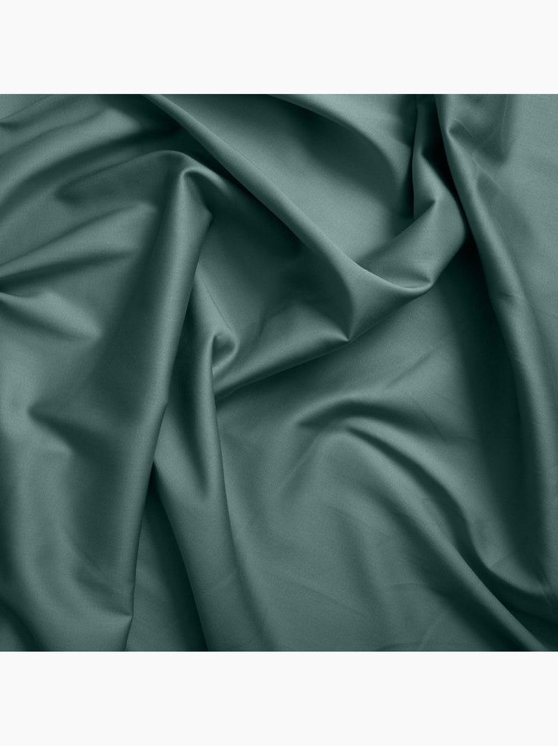 Lenzuolo in raso di cotone Verde acqua - Kiabi