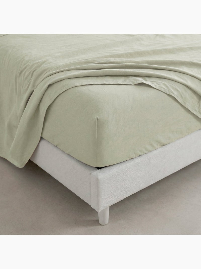Lenzuolo inferiore Basic "Happyfriday" Beige argilla - Kiabi