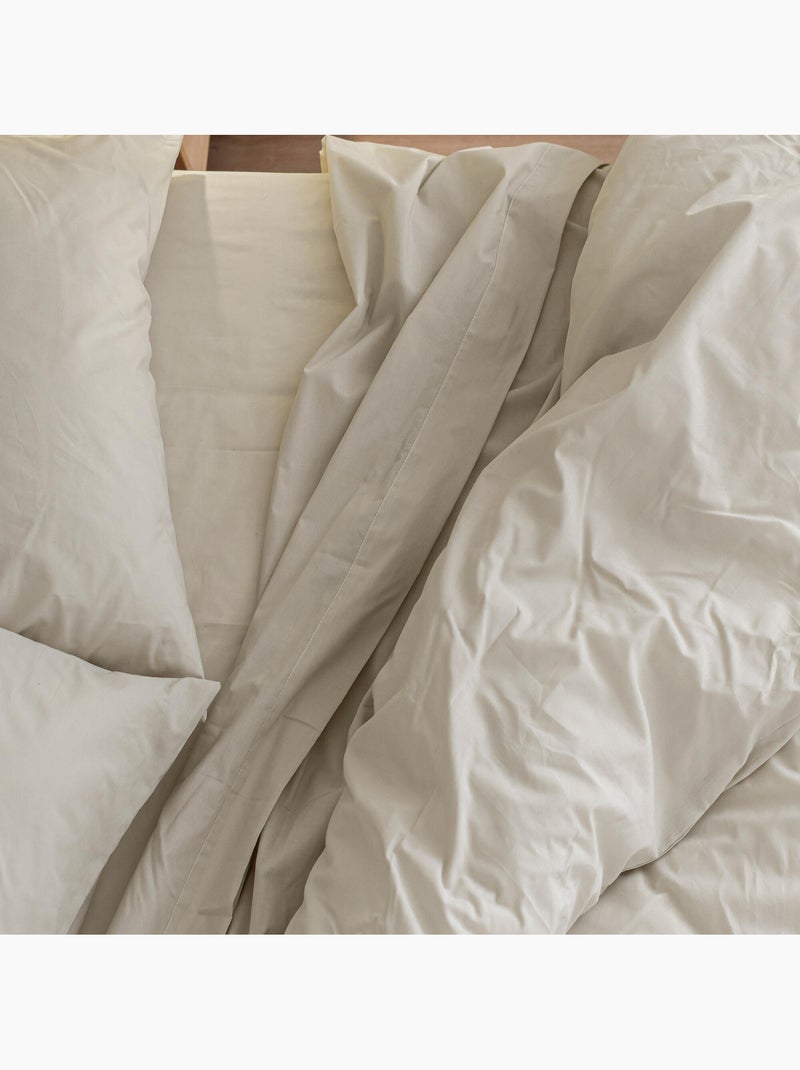 Lenzuolo inferiore Basic "Happyfriday" Beige argilla - Kiabi