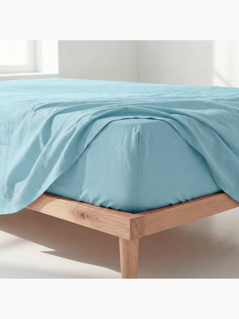 Lenzuolo inferiore Basic "Happyfriday" Blu - Kiabi