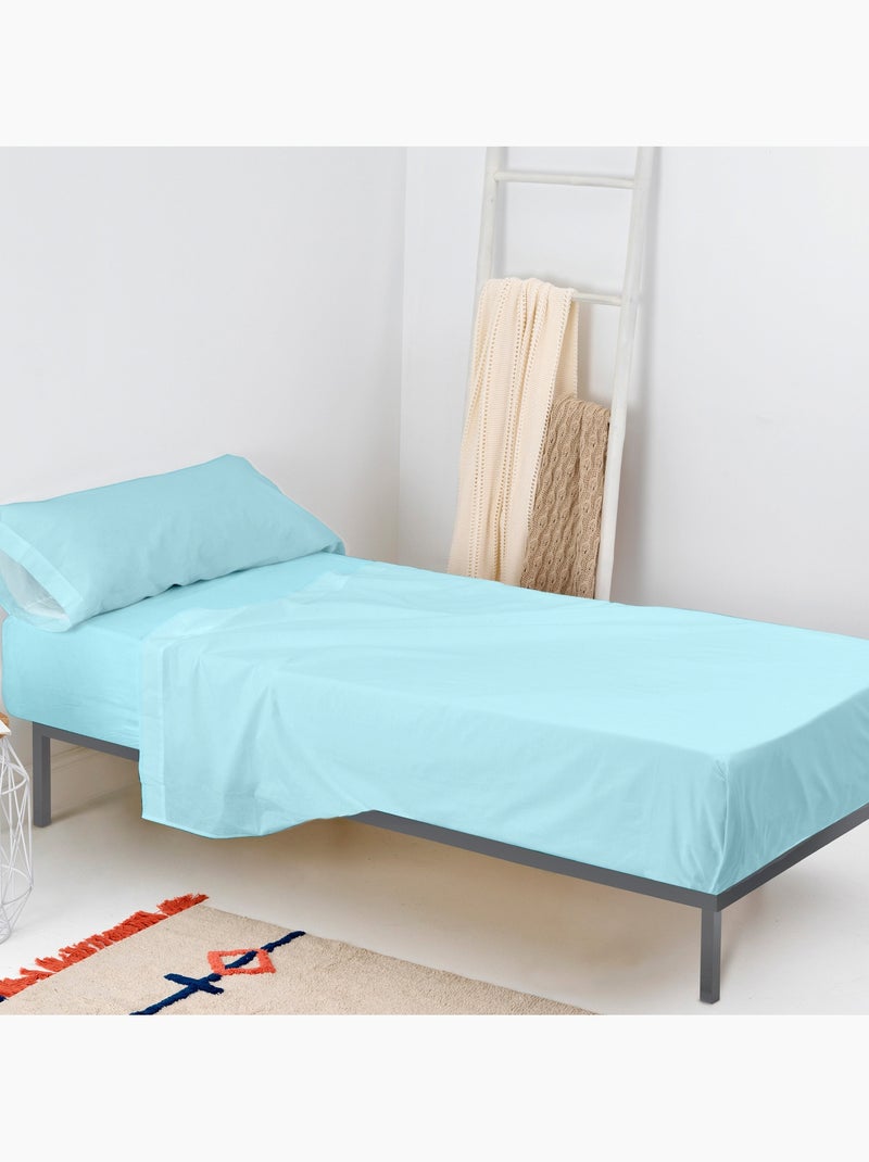 Lenzuolo inferiore Basic "Happyfriday" Blu - Kiabi