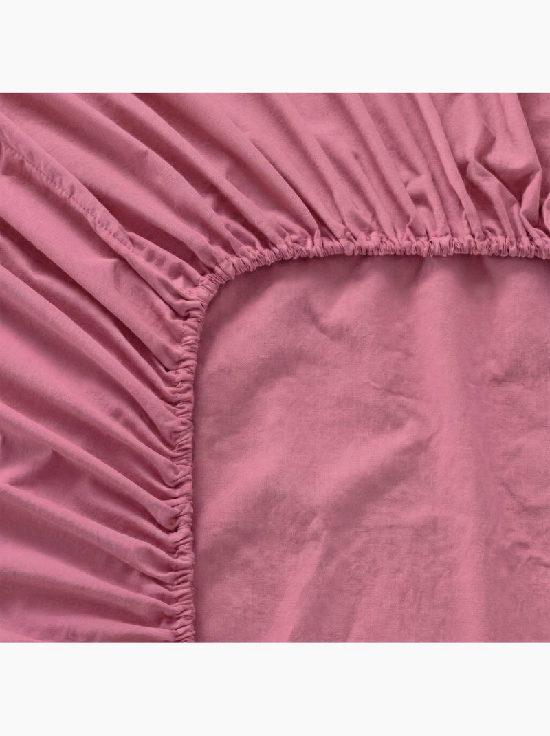 Lenzuolo inferiore Basic "Happyfriday" Magenta - Kiabi