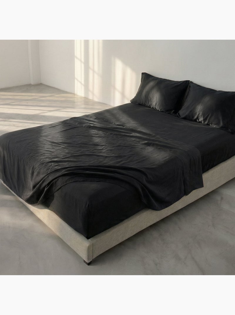 Lenzuolo inferiore Basic "Happyfriday" Nero - Kiabi