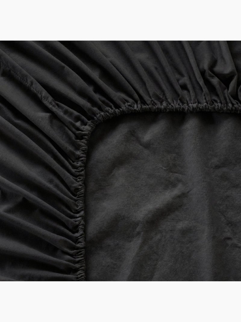Lenzuolo inferiore Basic "Happyfriday" Nero - Kiabi