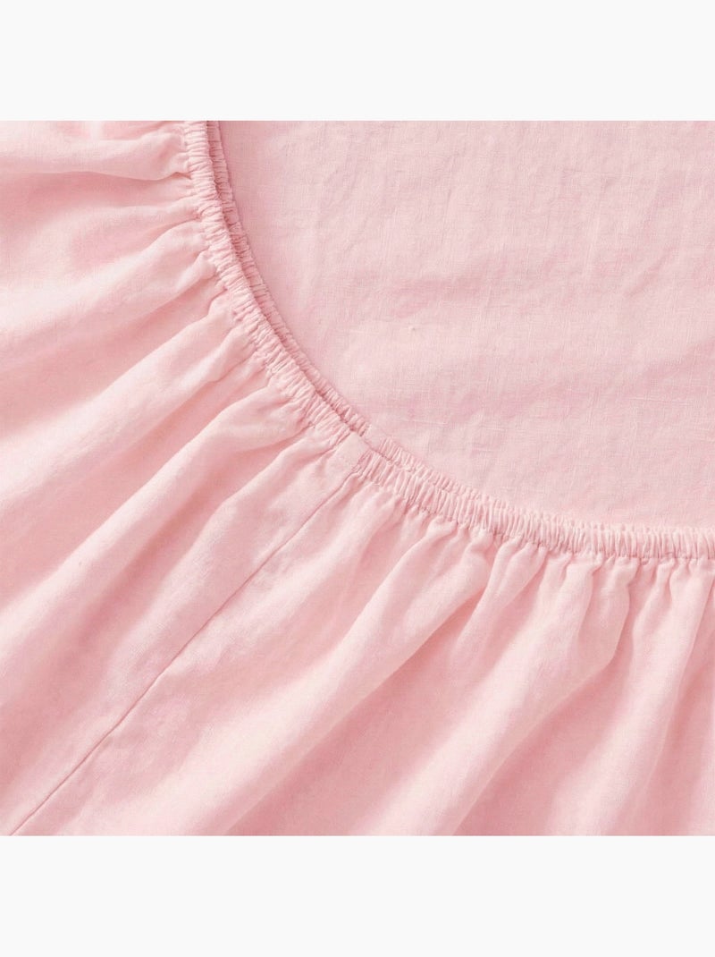Lenzuolo inferiore Basic "Happyfriday" Rosa pallido - Kiabi
