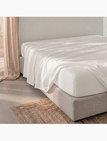Lenzuolo inferiore Basic percal "Happyfriday