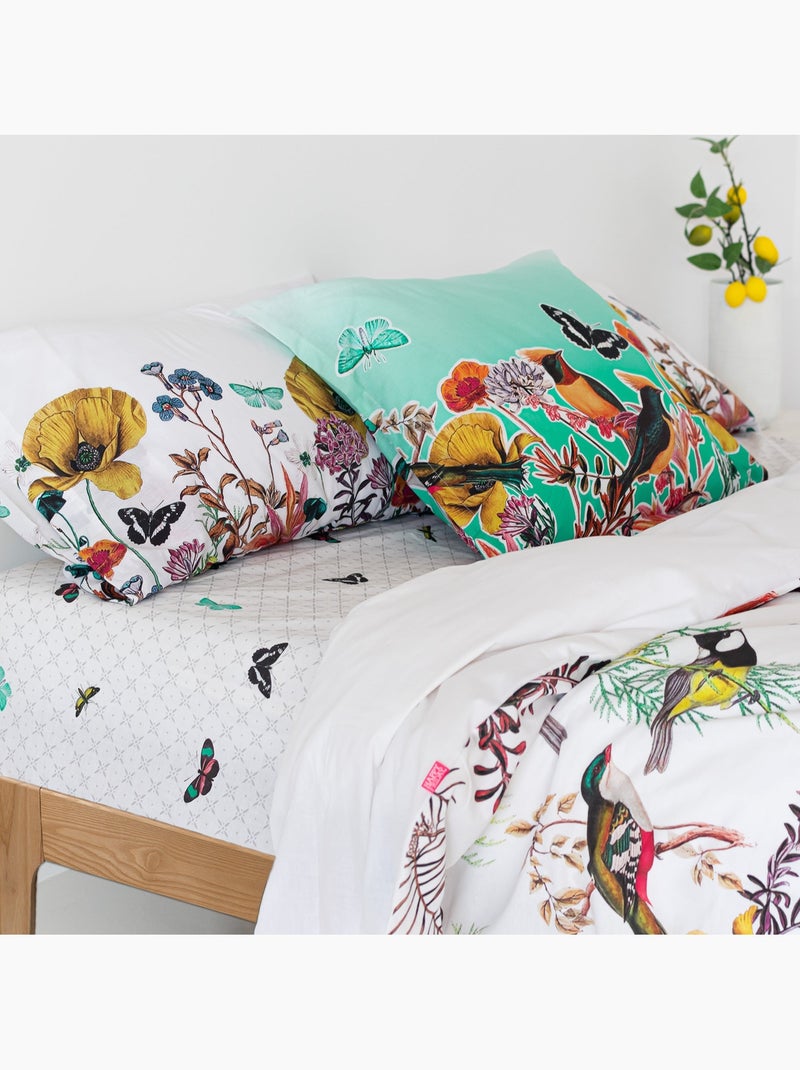 Lenzuolo inferiore Birds of paradise "Happyfriday" Multicolore - Kiabi