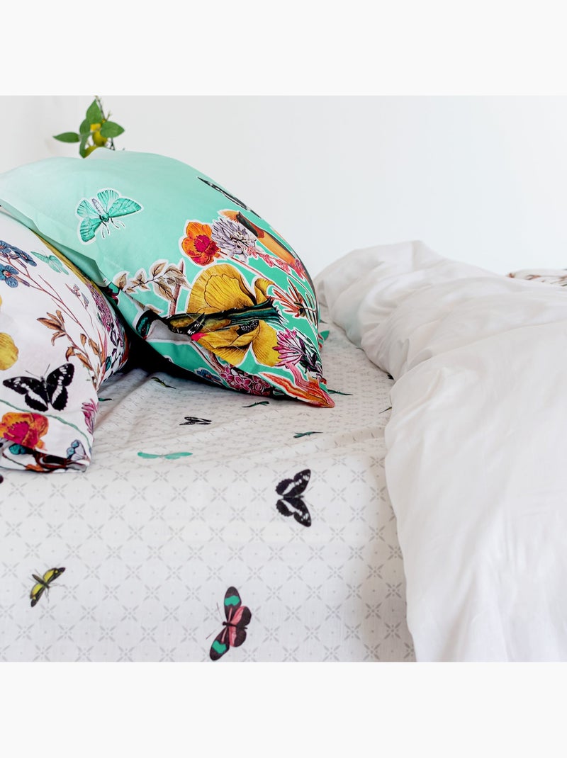Lenzuolo inferiore Birds of paradise "Happyfriday" Multicolore - Kiabi