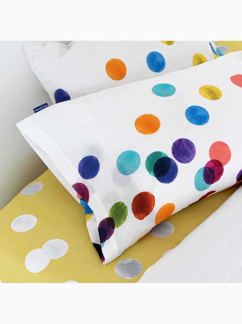Lenzuolo inferiore Confetti "Happyfriday" Bianco - Kiabi