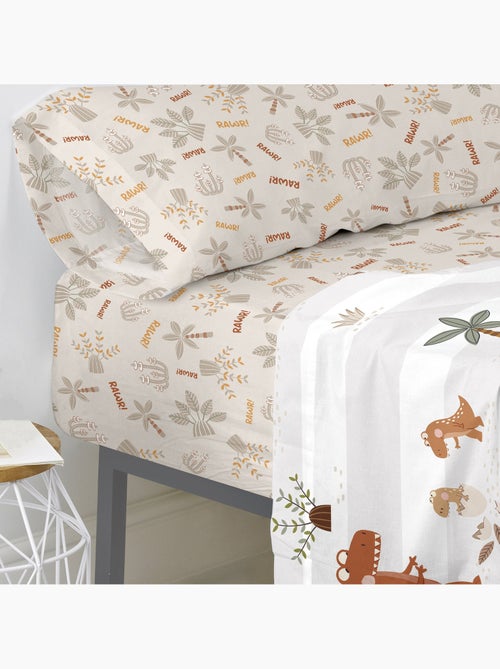 Lenzuolo inferiore Dino family "Happyfriday" - Kiabi