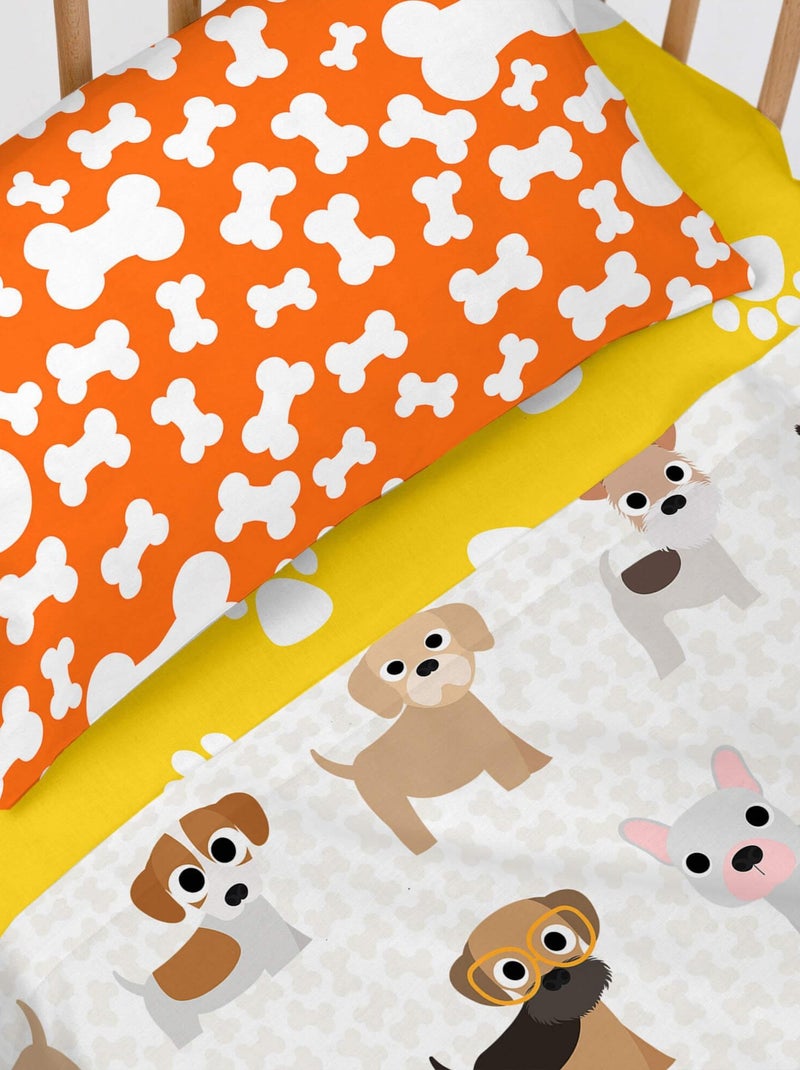 Lenzuolo inferiore Dogs "Happyfriday" Bianco - Kiabi