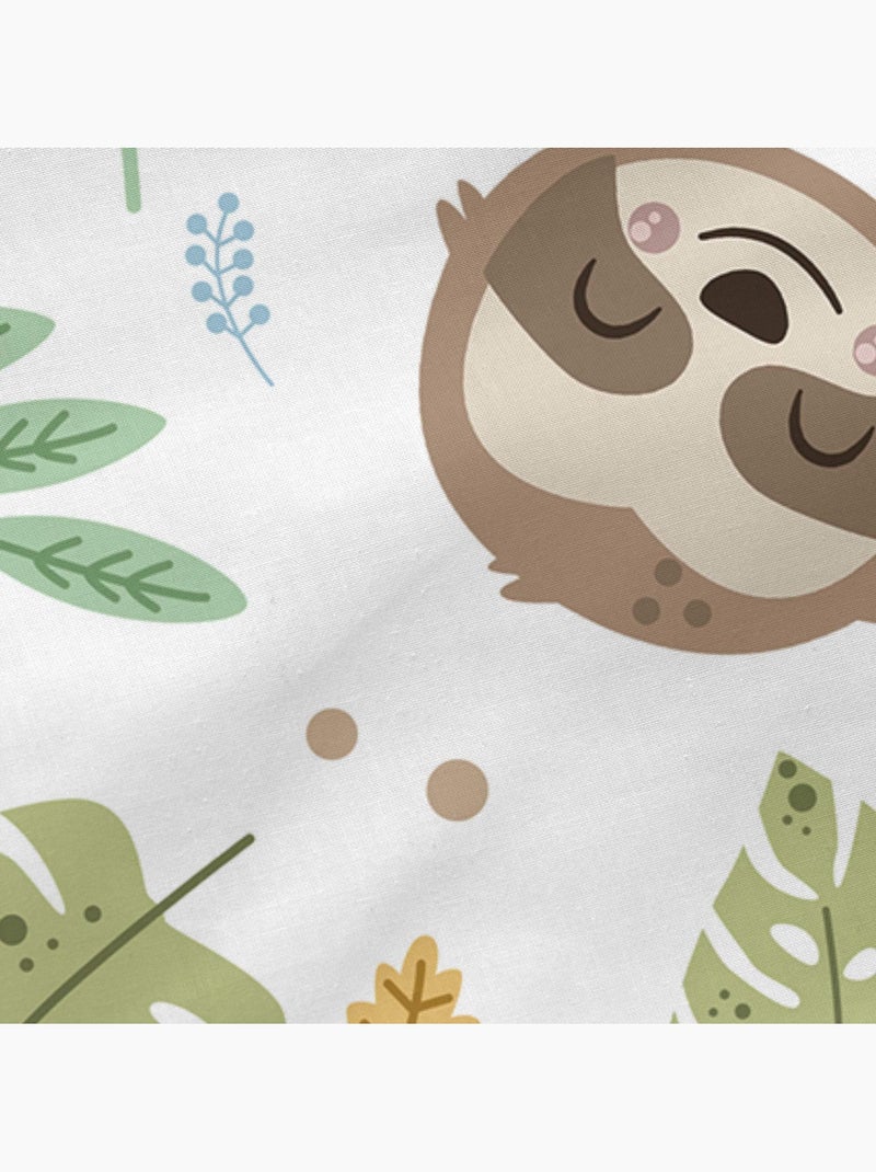 Lenzuolo inferiore Happy sloth "Happyfriday" Bianco - Kiabi