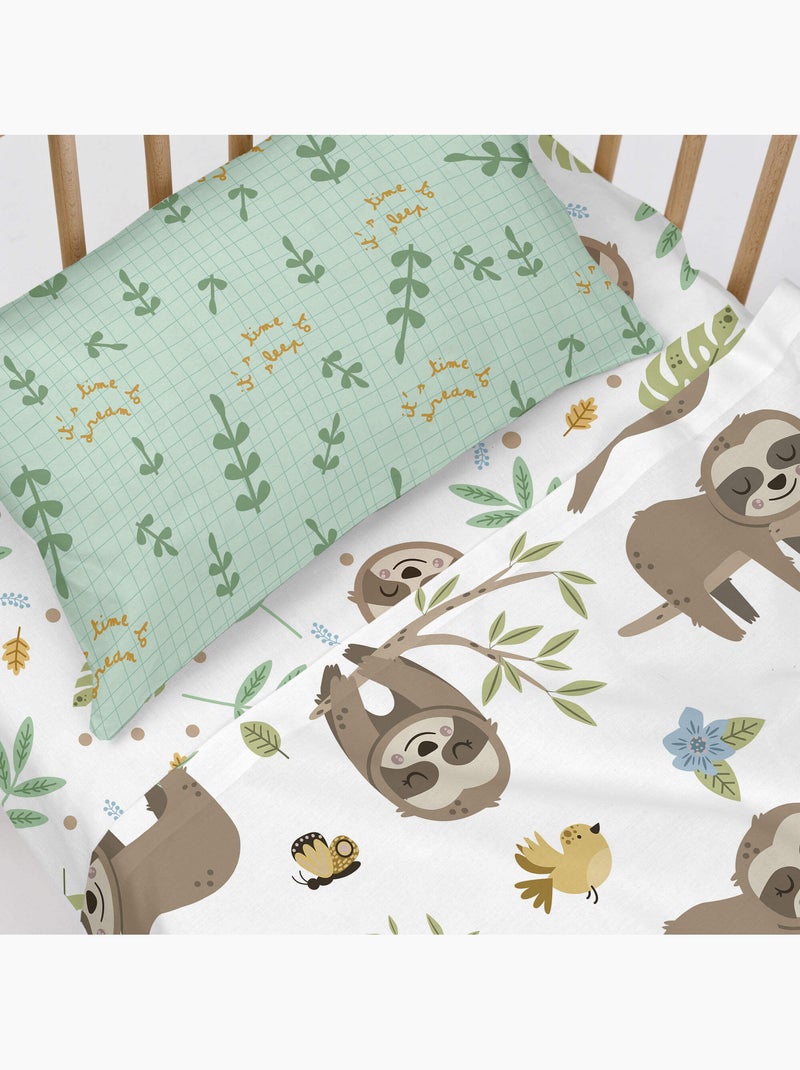 Lenzuolo inferiore Happy sloth "Happyfriday" Multicolore - Kiabi