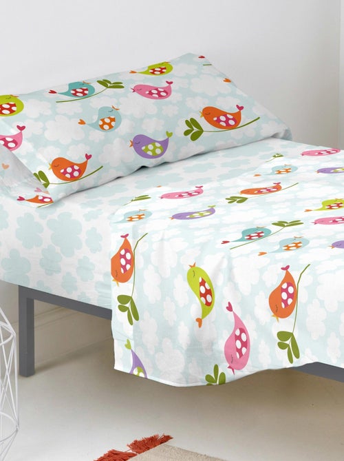 Lenzuolo inferiore Little birds "Happyfriday" - Kiabi