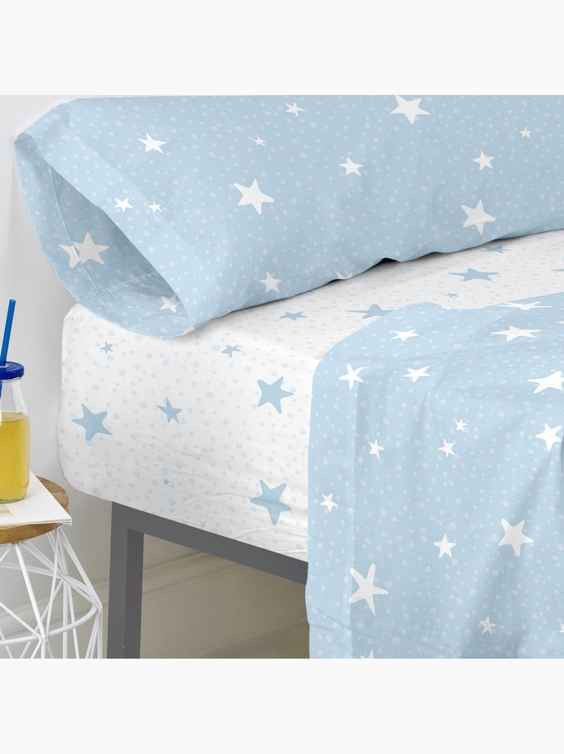 Lenzuolo inferiore Little star "Happyfriday" Blu - Kiabi