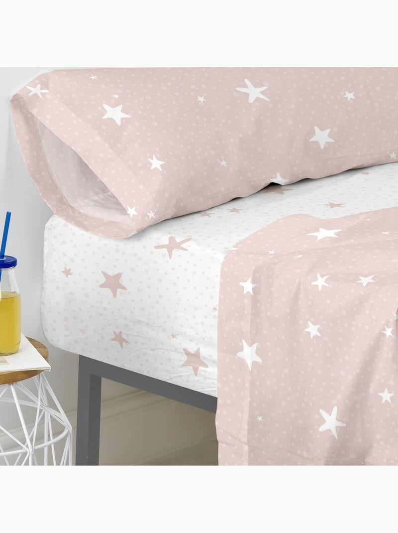 Lenzuolo inferiore Little star "Happyfriday" Rosa - Kiabi