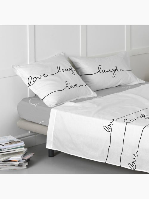 Lenzuolo inferiore Live "Happyfriday" - Kiabi