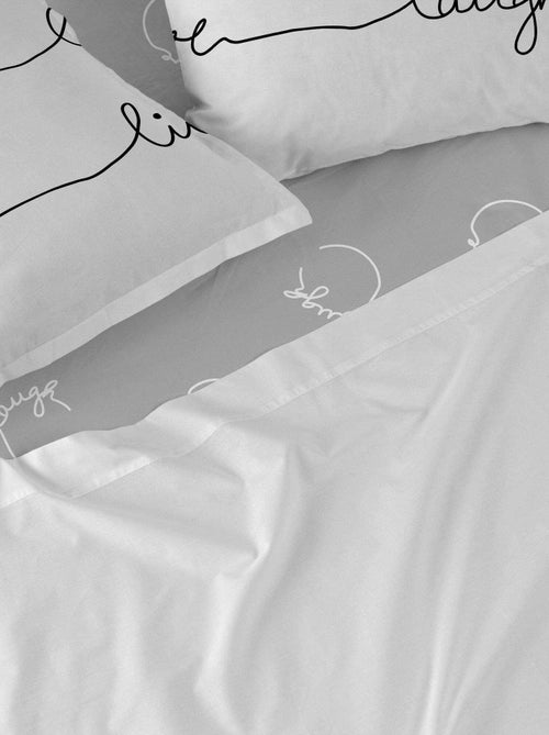 Lenzuolo inferiore Live "Happyfriday" - Kiabi