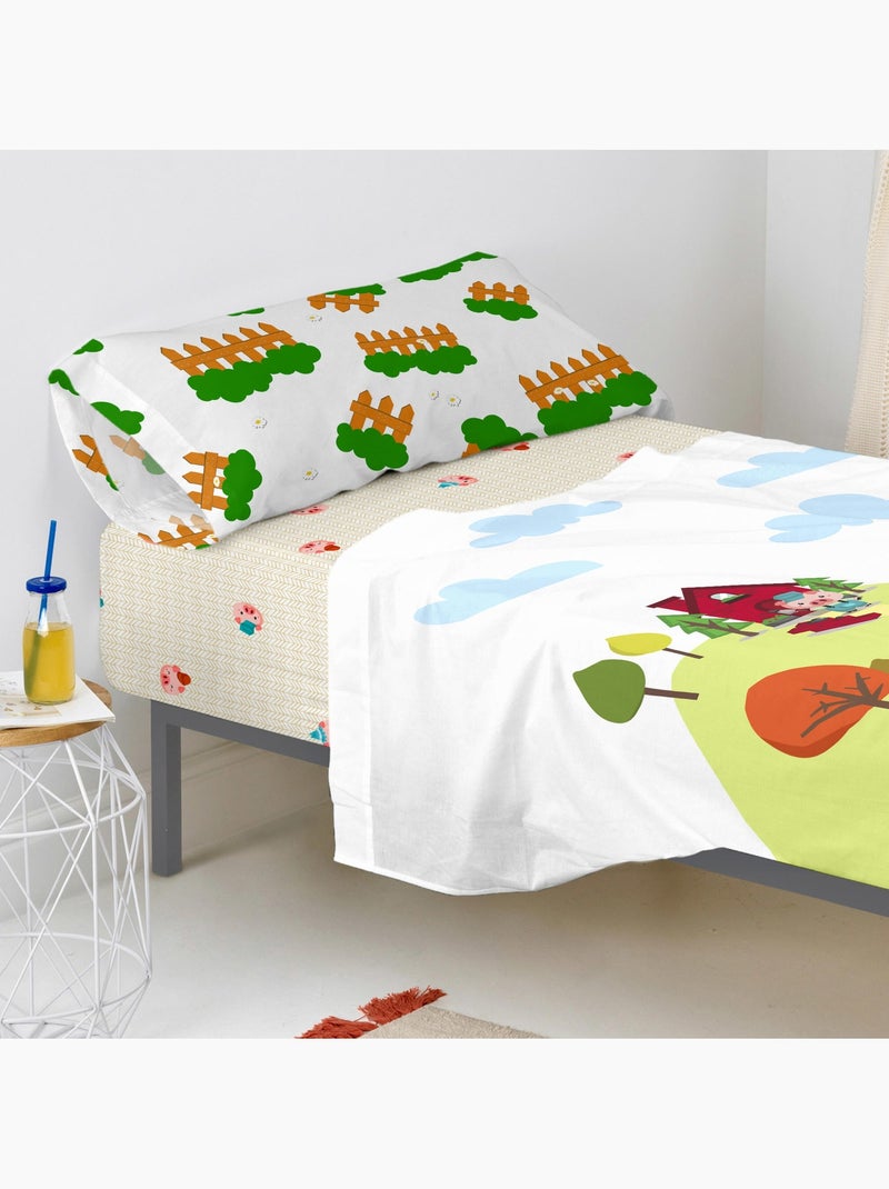 Lenzuolo inferiore Piggys "Happyfriday" Multicolore - Kiabi