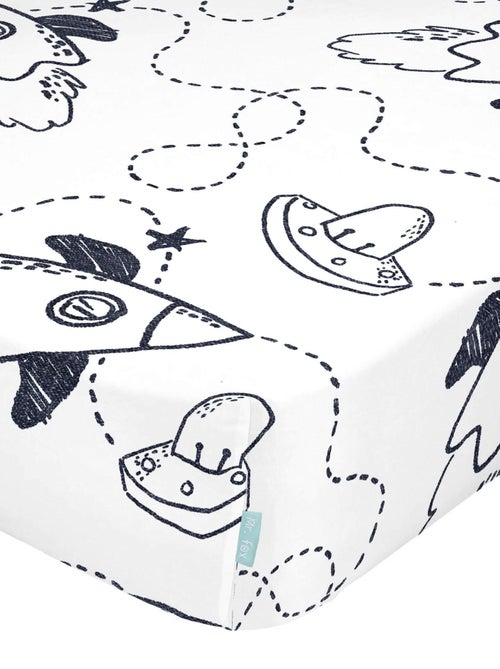Lenzuolo inferiore Starspace "Happyfriday" - Kiabi