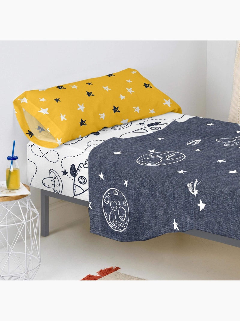 Lenzuolo inferiore Starspace "Happyfriday" Multicolore - Kiabi