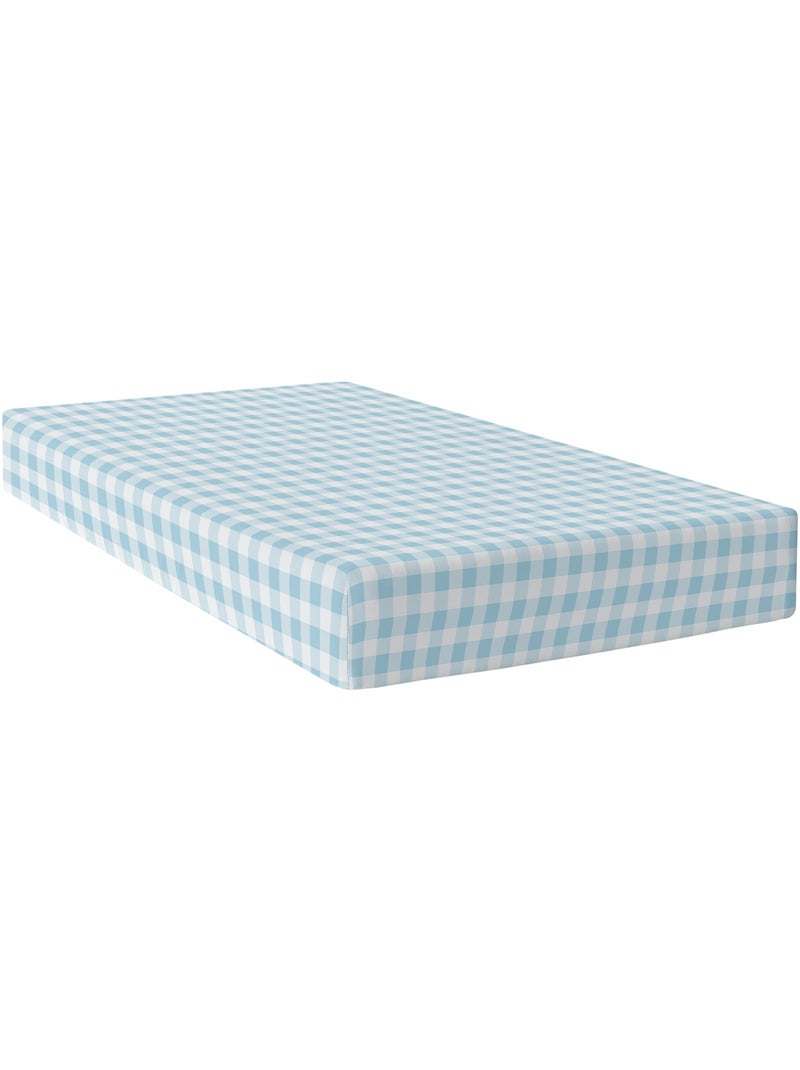 Lenzuolo inferiore Vichy "Happyfriday" Blu - Kiabi