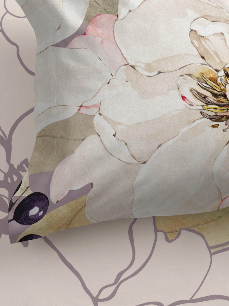 Lenzuolo inferiore White peonies "Happyfriday" Bianco - Kiabi