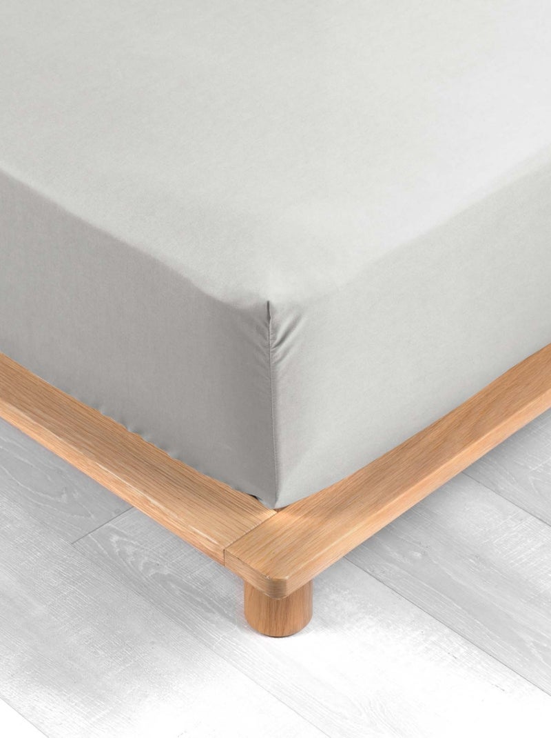 Lenzuolo liscio 100% cotone percalle ORIGINE Bianco - Kiabi