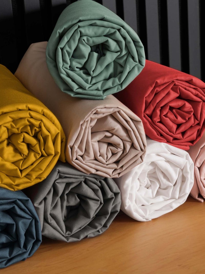Lenzuolo liscio 100% cotone percalle ORIGINE Blu scuro - Kiabi
