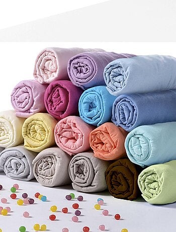 Lenzuolo matrimoniale in cotone certificato Oeko tex