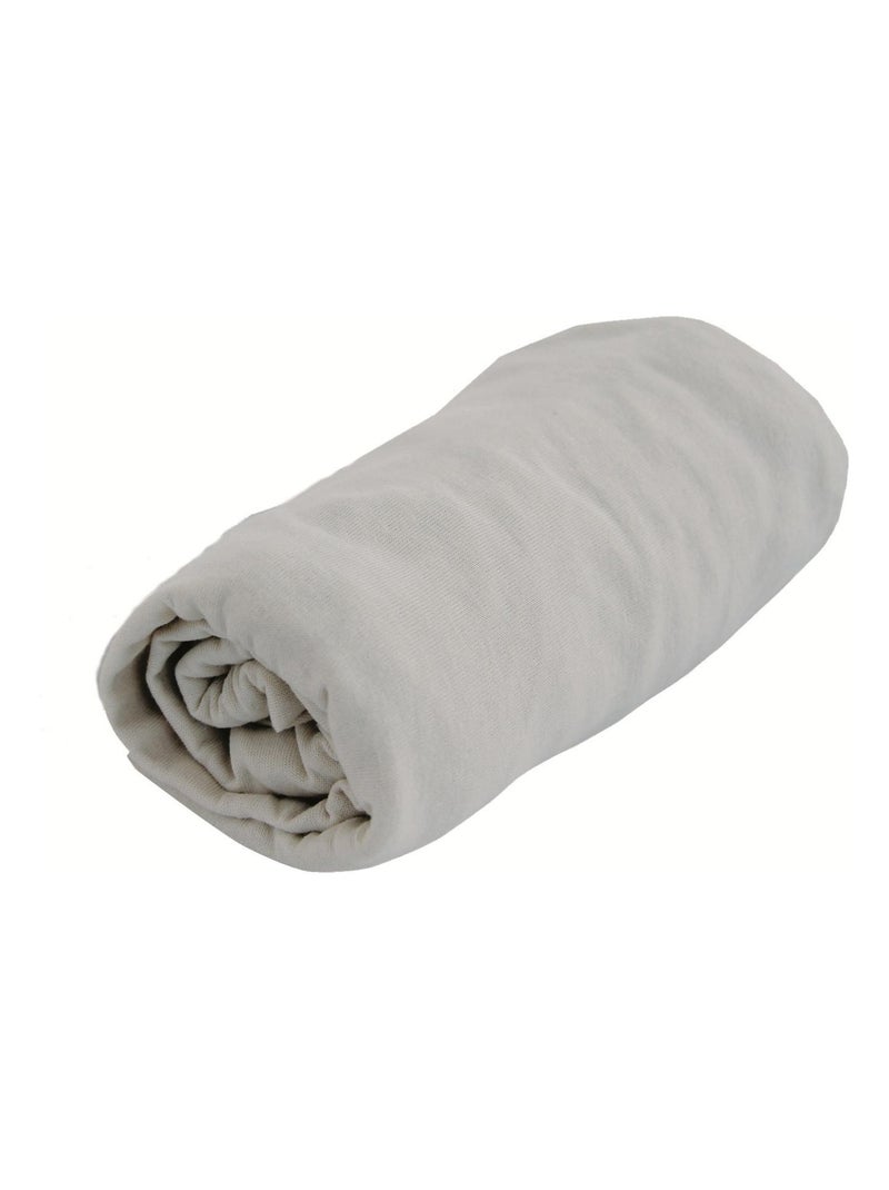 Lenzuolo matrimoniale in cotone certificato Oeko tex Grigio perla - Kiabi