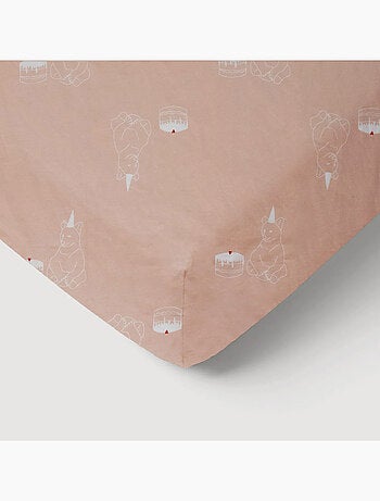 Lenzuolo matrimoniale per neonato in 100% jersey di cotone elasticizzato