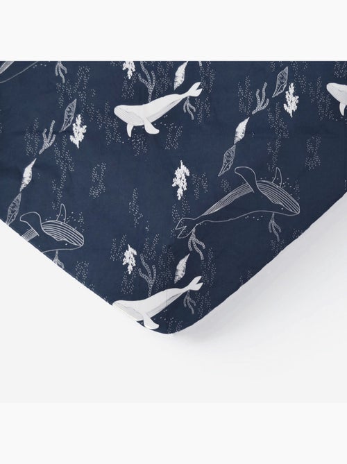 Lenzuolo per neonato in jersey di cotone 100% con balena elasticizzata - Kiabi