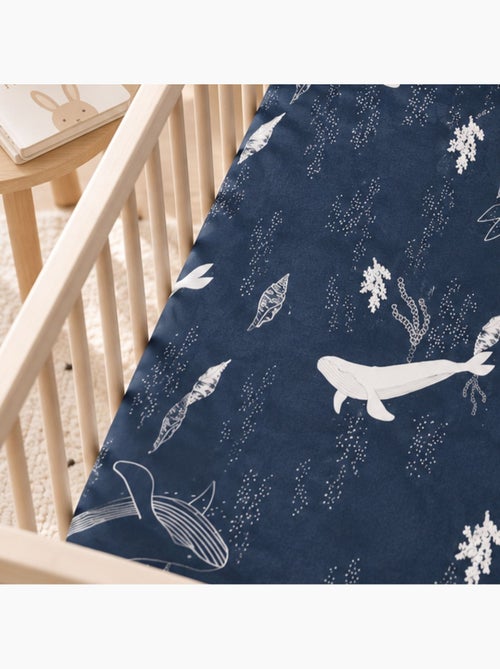 Lenzuolo per neonato in jersey di cotone 100% con balena elasticizzata - Kiabi Lenzuolo per neonato in jersey di cotone 100% con balena elasticizzata - Kiabi