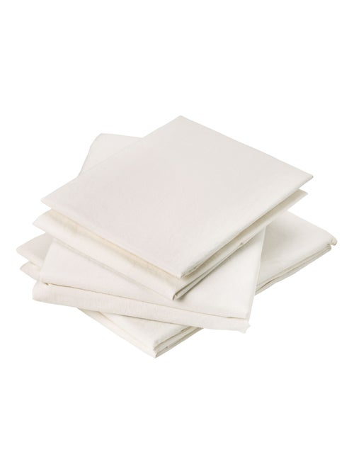 Lenzuolo piatto in cotone lavato - Kiabi
