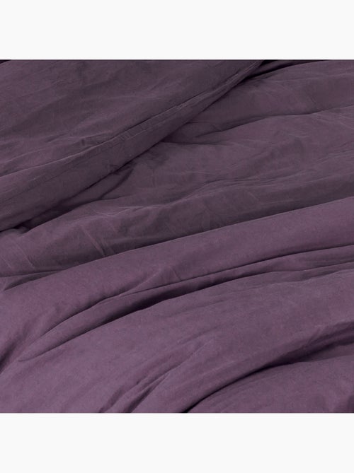 Lenzuolo piatto in cotone lavato - Kiabi