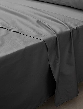 Lenzuolo piatto in percalle di cotone LIA PROMO LINGE
