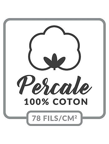 Lenzuolo piatto in percalle di cotone LIA PROMO LINGE