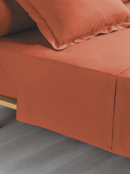 Lenzuolo piatto in percalle di cotone LIA PROMO LINGE - Kiabi