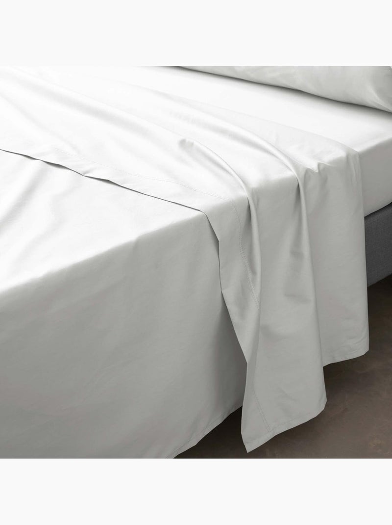 Lenzuolo piatto in percalle di cotone PERCALINE Douceur d'Intérieur Bianco Bianco - Kiabi