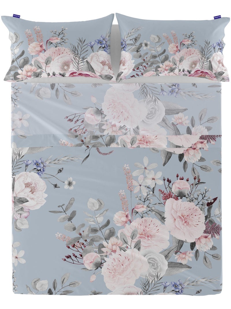 Lenzuolo Soft bouquet "Happyfriday" Bianco - Kiabi