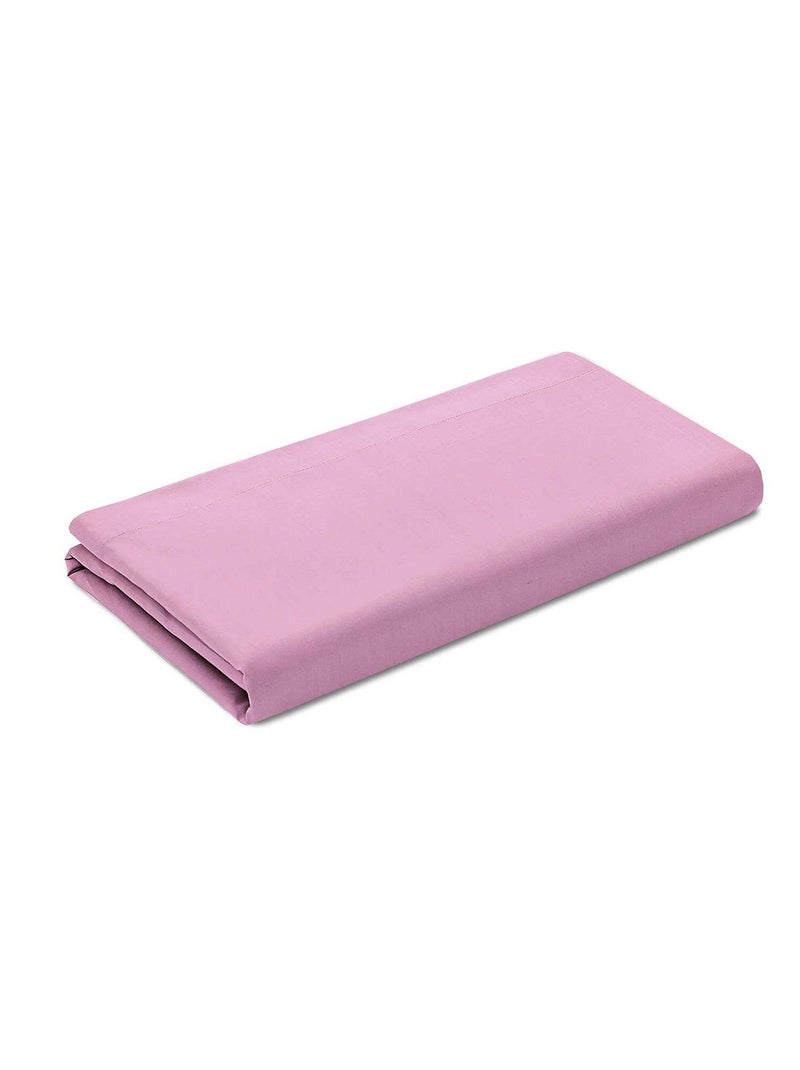 Lenzuolo sopra tinta unita rosa antico - Kiabi