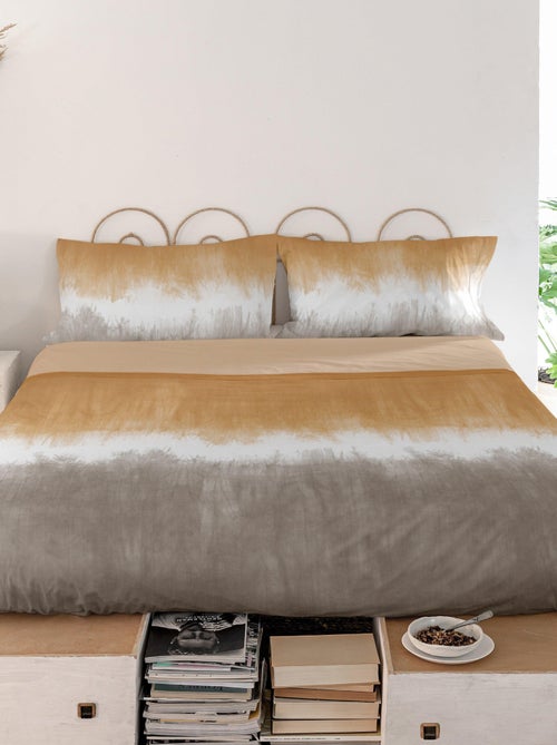 Lenzuolo Tie dye "Happyfriday" - Kiabi