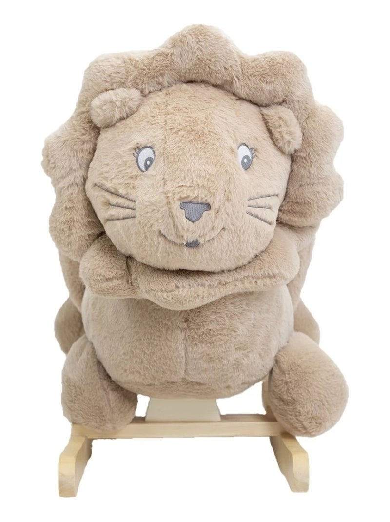 Leone a dondolo per bambino Beige - Kiabi