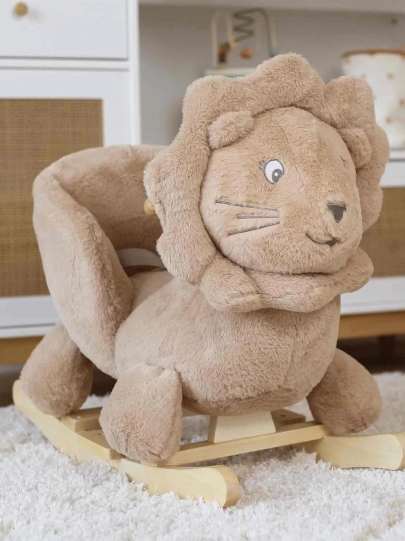 Leone a dondolo per bambino Beige - Kiabi