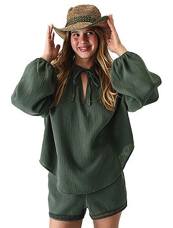 Lessi camicia a maniche lunghe penti