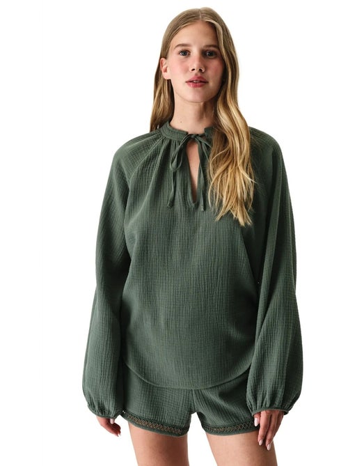 Lessi camicia a maniche lunghe penti - Kiabi Lessi camicia a maniche lunghe penti - Kiabi