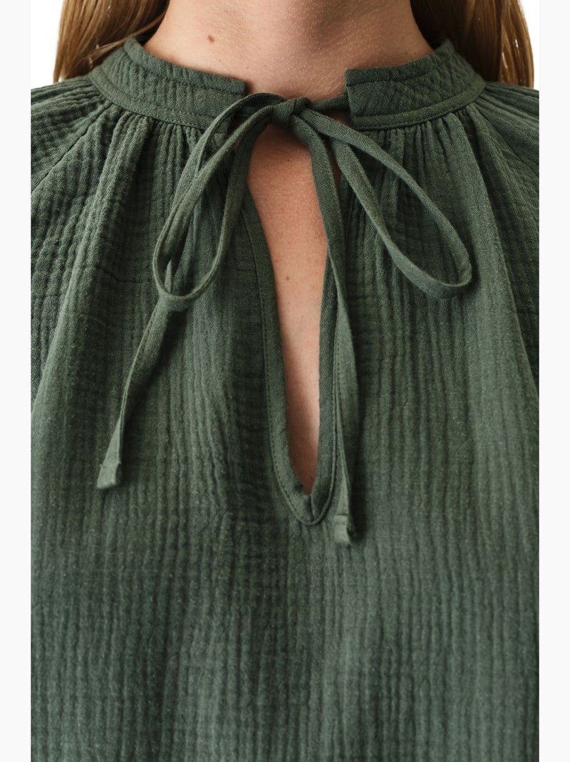Lessi camicia a maniche lunghe penti Verde kaki - Kiabi